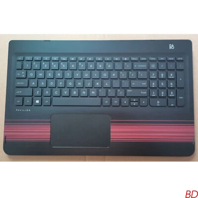 Pavilion X360 15-BK para reposamanos HP con teclado retroiluminado panel táctil cubierta carcasa C Foto 1 de 4