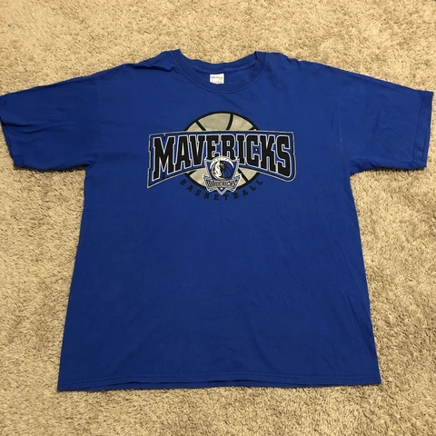 Dallas Mavericks Shirt Adult XL Blue NBA Basketball Casual Outdoor Mens 935 Cover