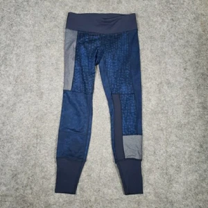 Lululemon Wunder Under Pant Size 6 Leggings Sashiko Kanoko Twist Patchwork Blue - Picture 1 of 7