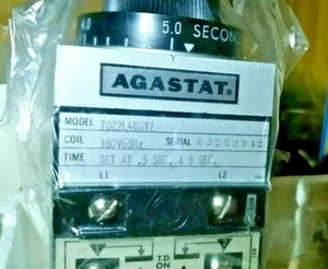 Temporizador Agastat 380 VOLTIOS .5-5 SEGUNDOS Módulo de Retraso 7022L4BSY2 ONAN 307-1630 - Imagen 1 de 5