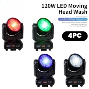 4X 120w DMX RGBW 4in1 COB Blinder Light Dmx Stage Lights LED Moving Head Lights - Picture 1 of 8