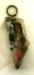 Anhänger mit Original Stein aus der Steinzeit 10-40 TYO Unikat. Siehe Erklärung - Bild 1 von 6