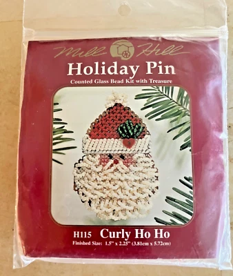Mill Hill Santa Bastelset Glasperlen Weihnachten Pin H115 lockig Ho Ho - Bild 1 von 2