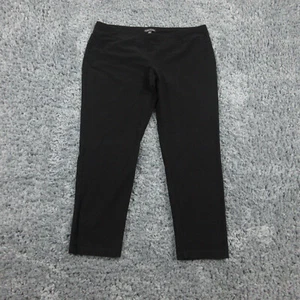 Eileen Fisher Hose Damen Large Schwarz Tapered Crop Pull On 35x25* - Bild 1 von 21