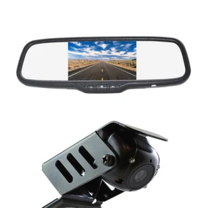  Reversing Camera & Rear View Mirror Monitor for Mercedes Benz Vito W639 Viano - Picture 1 of 8