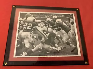 Jim Brown type 1 Original photo Being Gang Tackled. Great Action Shot - Picture 1 of 2