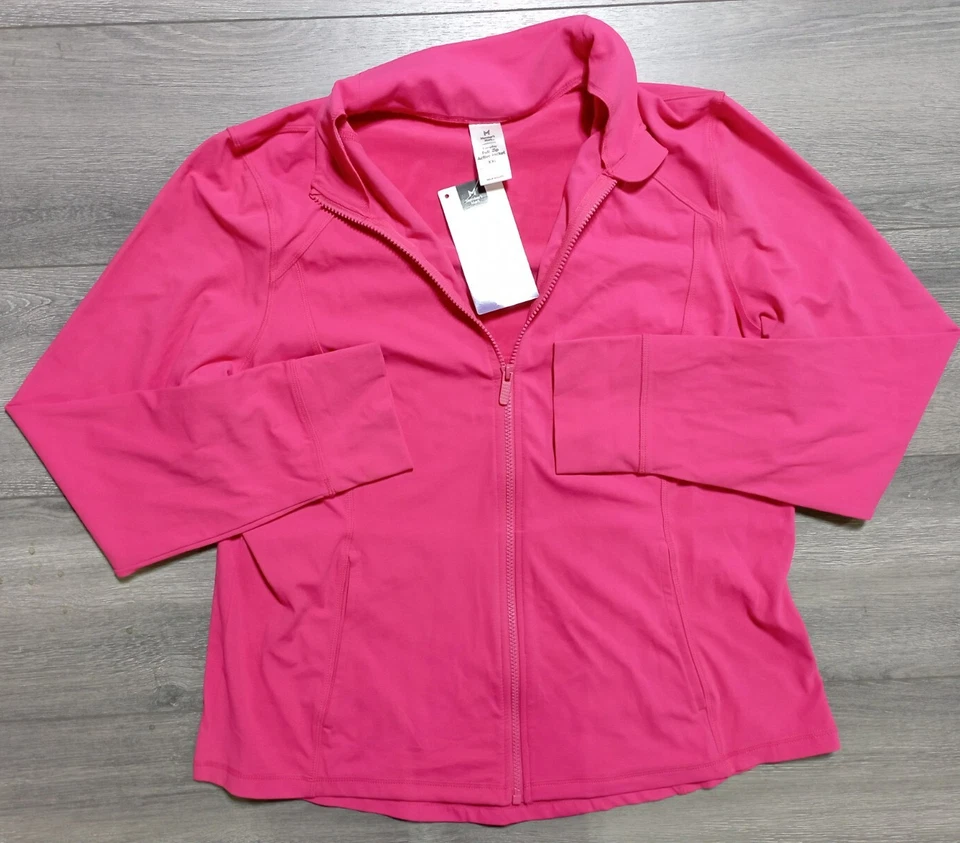 Member's Mark Jacket Adult Womens 2XL Pink Everyday Full Zip Active