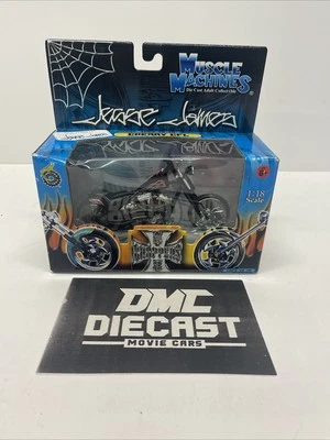 Muscle Machines 1:18 Scale Die Cast Jesse James Motorcycle CFL Rigid JJ03-18-16 - Image 1 of 4