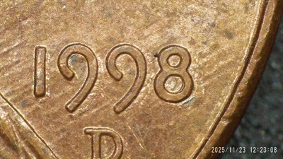 1998-D Lincoln Penny with DDO & DDR. Buy & get a free coin. - Image 1 of 4