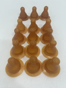 Vintage Latex Baby Bottle Nipples Fits Standard Size Bottles Lot Of 15 - Picture 1 of 4