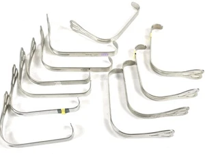 Lote de retractores dentales Hi-Friedy CRW1 Codman SSi para mejillas y lengua Weider - Imagen 1 de 12