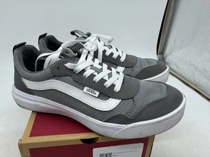 Vans Range EXP Skateboard Turnschuhe Herren Frostgrau Wildleder Canvas Schnürschuhe - 8,5 - Bild 1 von 8