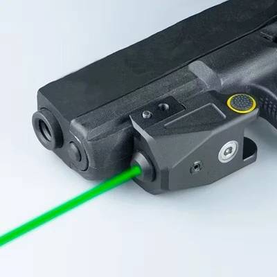 Low Profile Rechargeable Pistol Green Laser Sight, for Handgun, Rifle with Rail