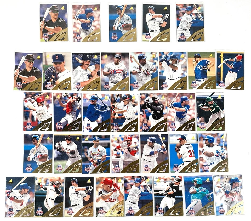Juego completo de tarjetas de béisbol Pinnacle Fanfest All Star 1995 de 1-30 + 5 extras Foto 1 de 4
