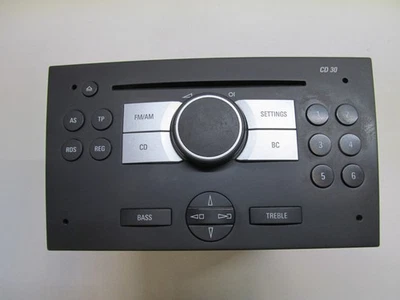 Opel Radio CD30 AM/FM RDS CD MP3 Corsa Meriva Astra codiert original Bj 05- - Bild 1 von 4