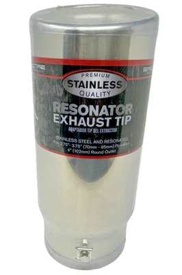 NUEVO Spectre Performance 22421 4.5" Acero Inoxidable Punta de Escape Inclinada Envío Gratis Foto 1 de 3