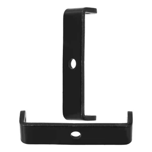 2pcs Heavy Duty U-Shaped Bracket for Mounting Shelves Steel Shelf Bracket with - Picture 1 of 12