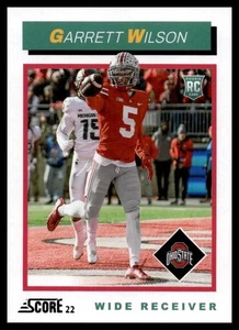Puntuación 2022 #TB8 Garrett Wilson 1992 Throwback Rookie - Imagen 1 de 2