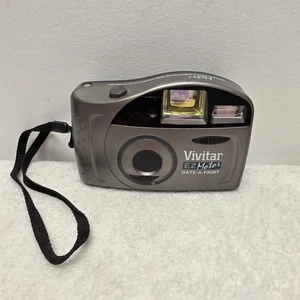 Vivitar EZ Motor Big View Point & Shoot 35MM Film Camera Untested - Picture 1 of 9