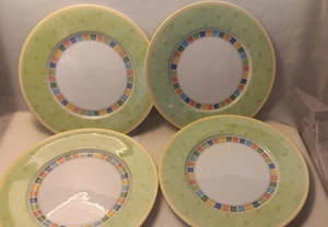 4 - Villeroy & Boch Twist Alea Verde' Salad, Bread Plates - New - Picture 1 of 5