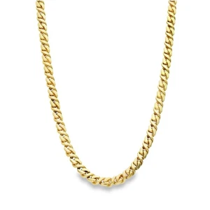 Cadena de eslabones de lujo de oro amarillo de 9 quilates - 16" - 22,4 g - Imagen 1 de 6