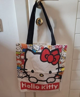 Borsa Tote in tela Hello Kitty nuova grande capacità. Dimensioni 40 x 35. - Immagine 1 di 3