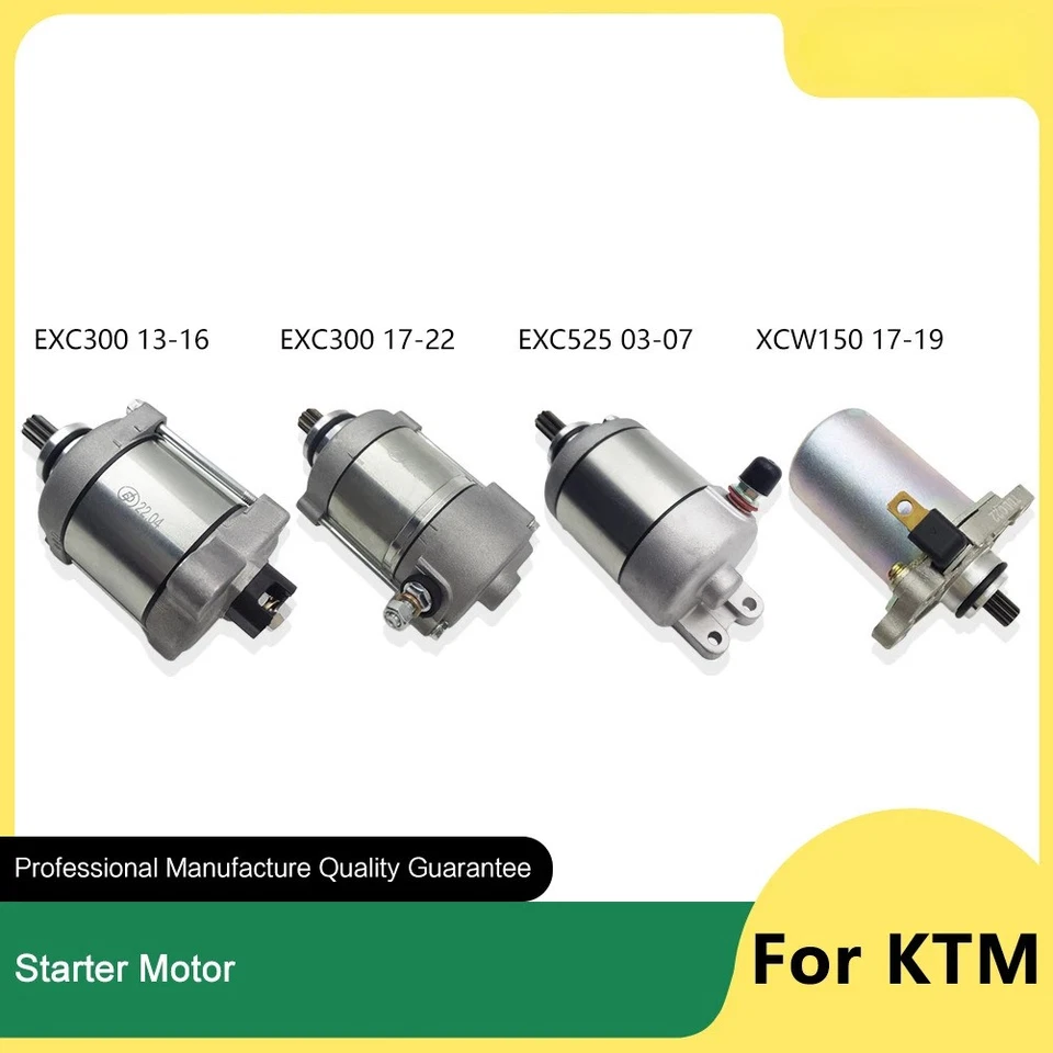Motor de arranque eléctrico 2003-2022 para KTM HUSQVARNA  Foto 1 de 4
