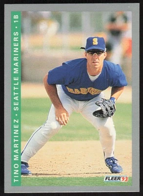 1993 Fleer Tino Martinez Baseball Card #310 - Seattle Mariners - Image 1 of 2