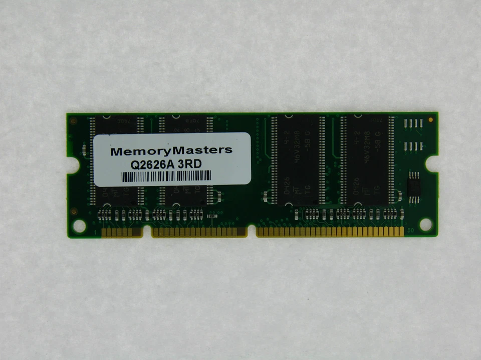 Q2626A 128MB 100pin DDR SODIMM Memory for HP LaserJet 2400 Series - Image 1 of 1