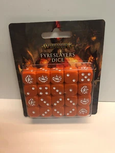Warhammer Age of Sigmar Fyreslayers Dice Sealed Brand New - Picture 1 of 1