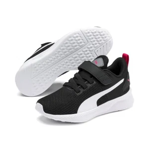 Puma Unisex Kinder Flyer Runner V PS Sneaker Laufschuhe 192929 Schwarz Weiß - Bild 1 von 6