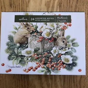 Hallmark Marjolein Bastin libro di schizzi della natura asst. vuoto Carte coniglietti in scatola 24 - Foto 1 di 6