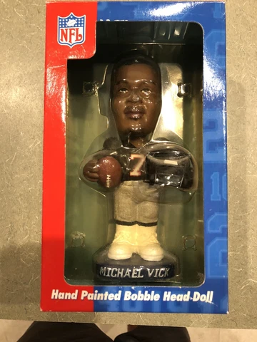 Michael Vick Bobblehead NFL Atlanta Falcons Quarterback In Box 🔥🔥🔥 Cover