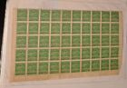 Rare Brazil - Condor Syndicate Air Mail Sheet of 50 Stamps 1300 reis