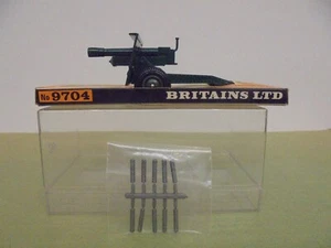 Britains Ltd. - MILITARY 25 POUNDER GUN HOWITZER No.9704-Nr.MINT on CARD STAND. - Picture 1 of 14