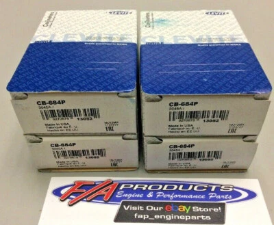 Juego de rodamientos de varilla de conexión de motores Clevite CB684P Oldsmobile 260 307 350 403 V8 Foto 1 de 4