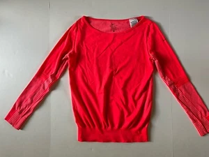 Camiseta deportiva Nike Dri-FIT 3" banda neón naranja rosa manga larga para mujer talla S - Imagen 1 de 6