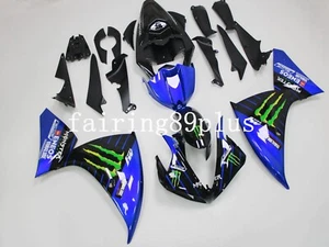 Blue Black ABS Injection Drilled Bodywork Fairing Kit Fit for 2009- 2011 YZF R1 - Bild 1 von 7