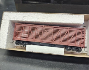 Accurail HO Train Car B&O 40' Wood Stock Car - Bild 1 von 6