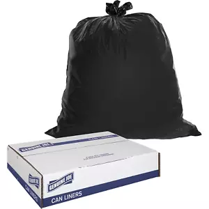 Genuine Joe GJO01535 Heavy Duty Low-Density Puncture Resistant Can Liner, 60 gal - Picture 1 of 11