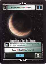 Star Trek CCG Investigate Time Continuum Near-Mint/NM Rare – Premier Limited 94
