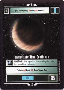 Star Trek CCG Investigate Time Near-Mint/NM Rare – Premier Limited 1994 - Picture 1 of 1