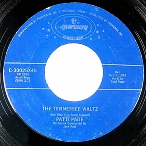 Patti Page - The Tennessee Waltz / With My Eyes Wide Open I'm Dreaming [7" 45] - Picture 1 of 1