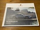 PORSCHE 992 911 CARRERA S 4S COUPE Hardcover SALES BROCHURE 2018 NEW Timeless 