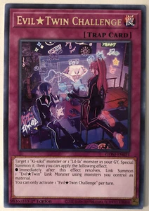 Yugioh Genesis Impact GEIM-EN021 Evil Twin Challenge Rare NM/M - Picture 1 of 1