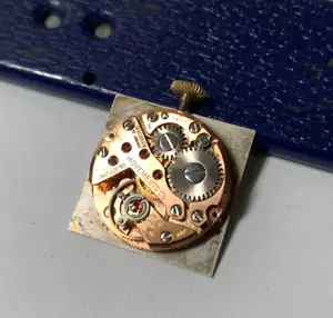 NOS New Old Stock Geneve Swiss 17J Font FHF 34-21 Movement Dial Hands - RUNS!! - Bild 1 von 8