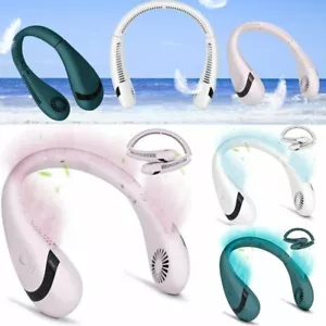 2024 Falten Ventilator Mini USB Halsventilator Leise Fan Lüfter Nackenventilator - Bild 1 von 23