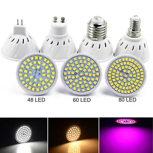 GU10 MR16 E14 E27 LED Bulbs 5W 8W 10W 220V Spotlight SMD Downlight wall lights - Picture 1 of 28