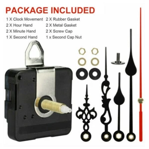 DIY Wall Quartz Clock Movement Mechanism Replacement Repair Kit Tool Parts Hands - Picture 1 of 12