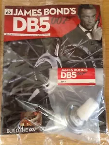 EAGLEMOSS 1/8 BUILD JAMES BOND 007 ASTON MARTIN DB5 ISSUE 62 NEW SEALED WITH MAG - Picture 1 of 1